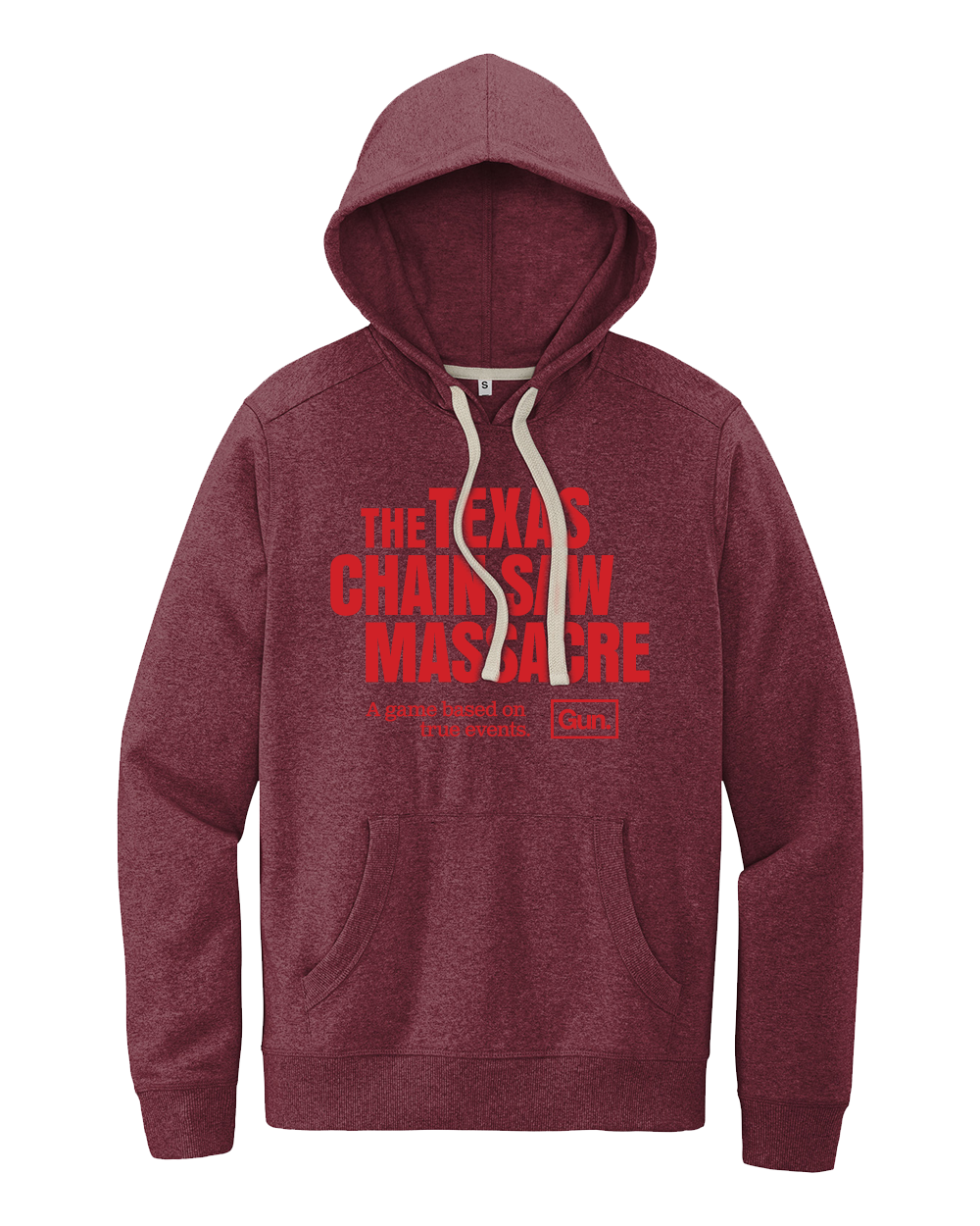 Texas Chain Saw Hoodie - Maroon Heather – Gun Interactive